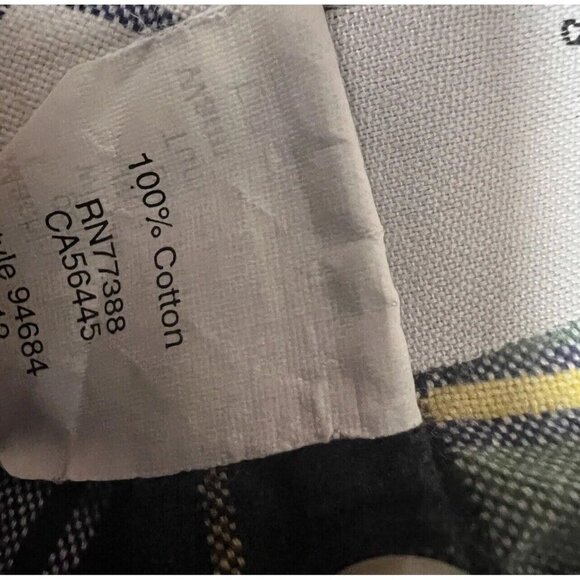 J. Crew Button Down Shirt Multicolored Plaid Long Sleeve Men’s Size Large - Picture 7 of 11